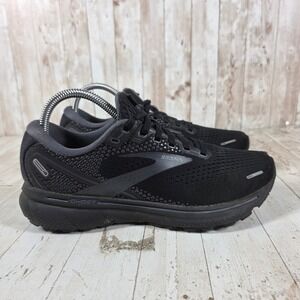 Brooks Ghost 14 Black Ebony Running Shoes Womens 8 Medium 1203561B020